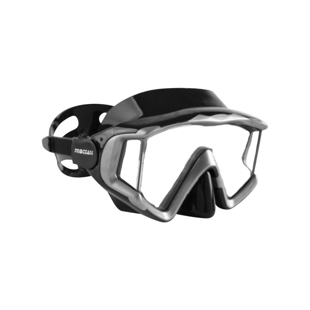 Dykkermaske Silicone tri-glas forskellige farver