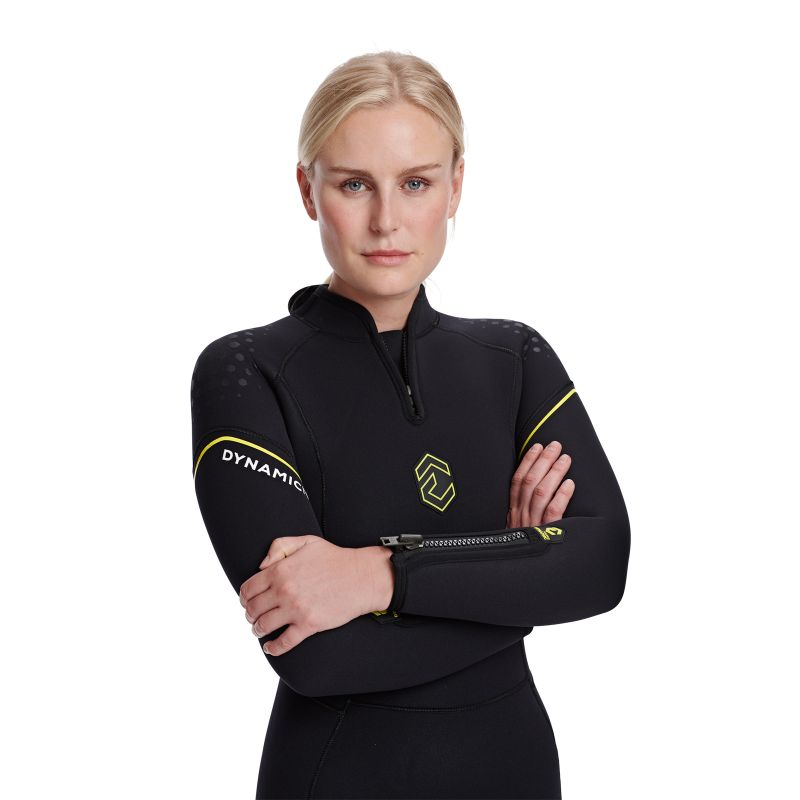 DynamicNord VÅDDRAGT Women Wetsuit Advanced SL-72 7mm Sort/Gul
