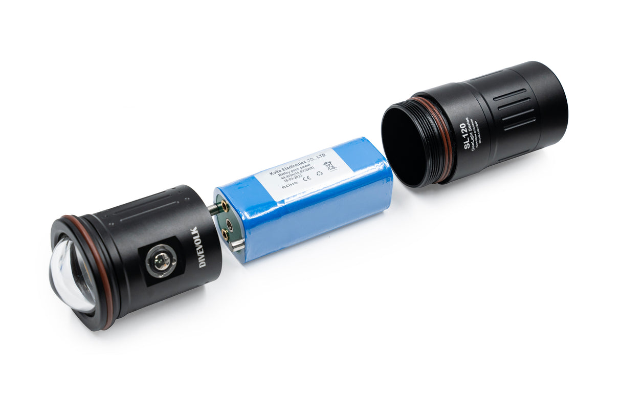DIVEVOLK Ekstra batteri til SL120