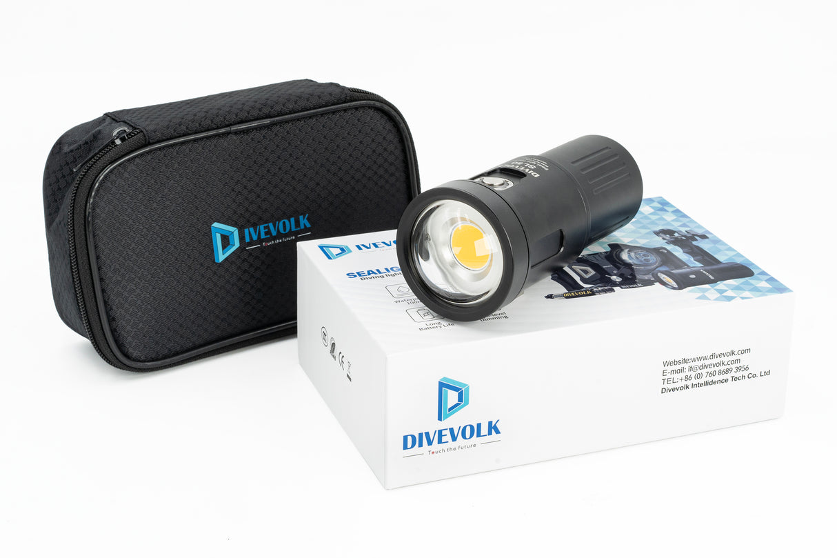DiveVolk Video Dykkerlygte SL50 5000 lumen