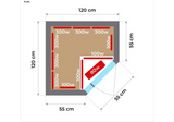 France Sauna Apollon Quartz 2C Infrarød Sauna Angular 2 - 3 personer