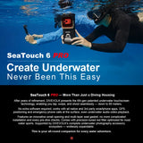 DiveVolk SeaTouch 6 Pro
Underwater Smarphone Housing-Black