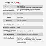 DiveVolk SeaTouch 6 Pro
Underwater Smarphone Housing-Black
