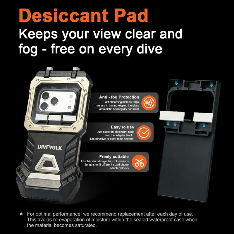 DiveVolk SeaTouch 6 Pro
Underwater Smarphone Housing-Black