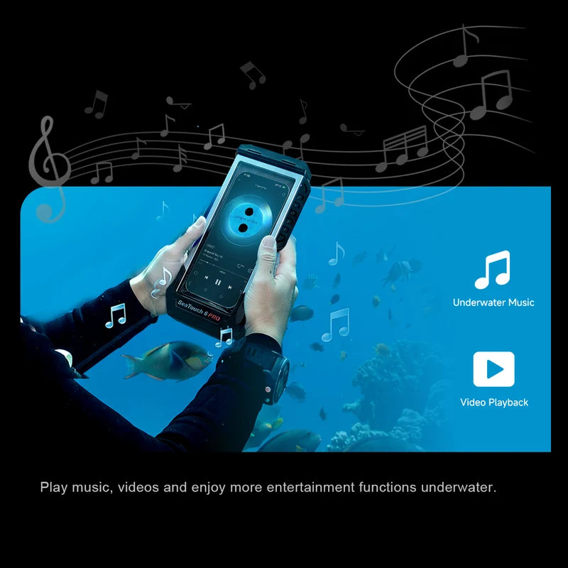 DiveVolk SeaTouch 6 Pro
Underwater Smarphone Housing-Black