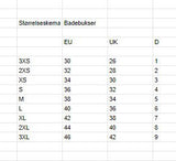 Speedo Badebukser Tech Panel Jammer til mænd Sort/blå