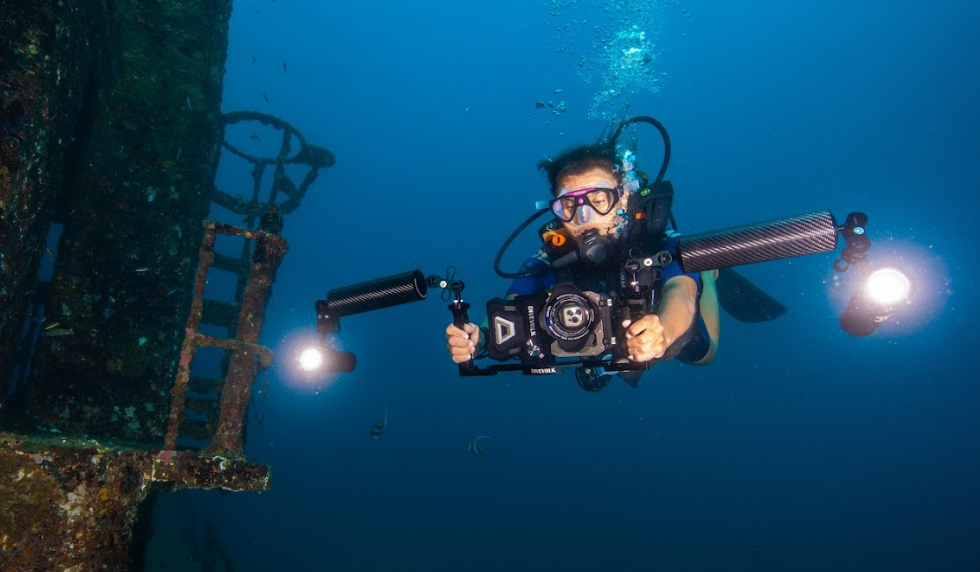 DIVEVOLK Float Arm til undervandsfotografi-opsætning - 447g