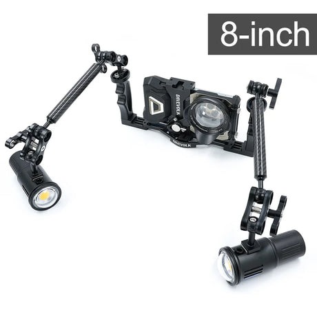 DIVEVOLK Double Ball Extention Arm - 8 inch (20.32 cm)