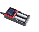 OrcaTorch H2 universal charger for 18650, 16: 14500, 26650, Mi-MH AA, AAA en C