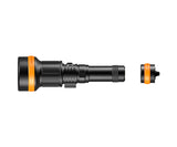 OrcaTorch Dykkerlygte ZD710 MK2 LED 1500 Lumen med en justerbar strålevinkel