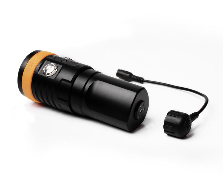 OrcaTorch D900V video diving light 2200 LumenRed and UV mode