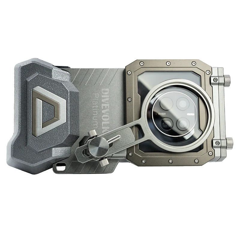 DIVEVOLK SeaTouch 4 MAX Platinum, Underwater housing til iPhone og Android