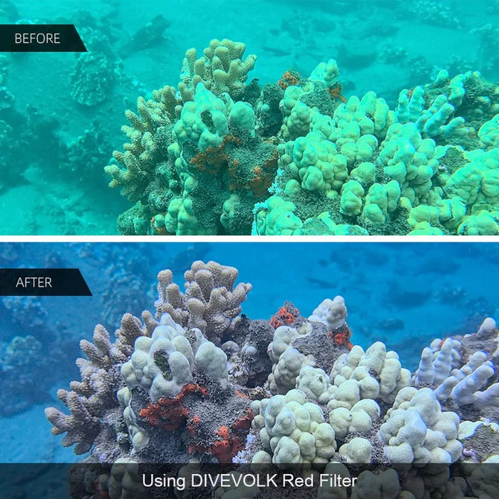 Divevolk SeaTouch 4 Max Underwater Housing Filters Kit til iPhone og Androids