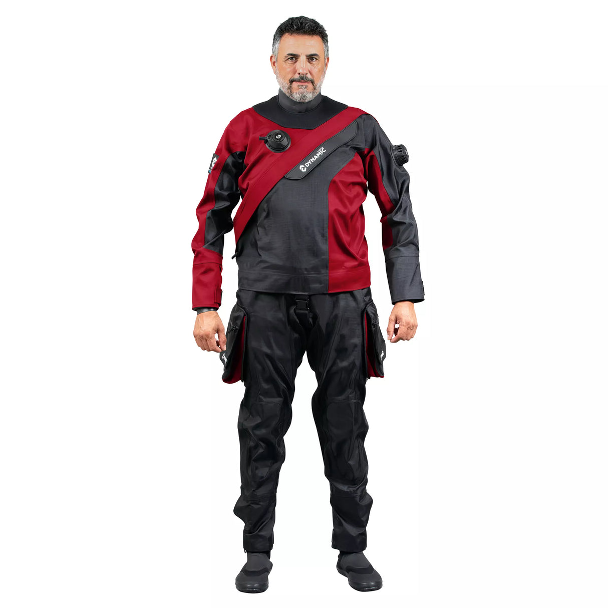 DynamicNord TØRDRAGT RS-351 Men Drysuit Sort/Burgundy