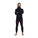 DynamicNord VÅDDRAGT SL-71-H Men Wetsuit Hooded 7mm Sort/Rød Advanced