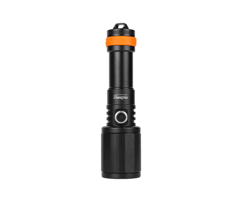 OrcaTorch Dykkerlygte D720 LED 350 Lumen med lang stråle Sort