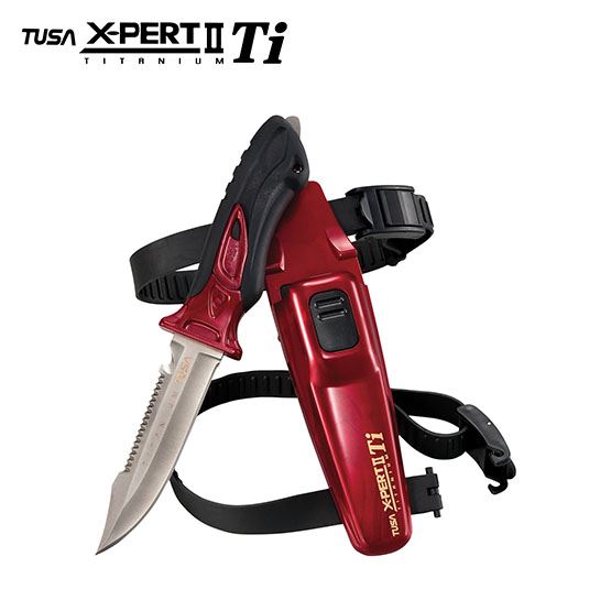 TUSA FK-940 TI X-Pert II dykkerkniv i titanium.