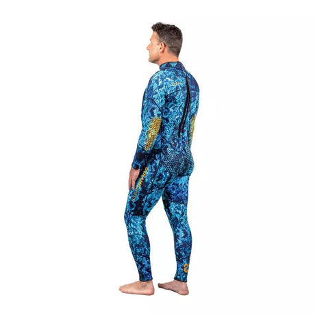 DynamicNord VÅDDRAGT FDS-2 Men Freedive Fullsuit 2mm Camo/Blå