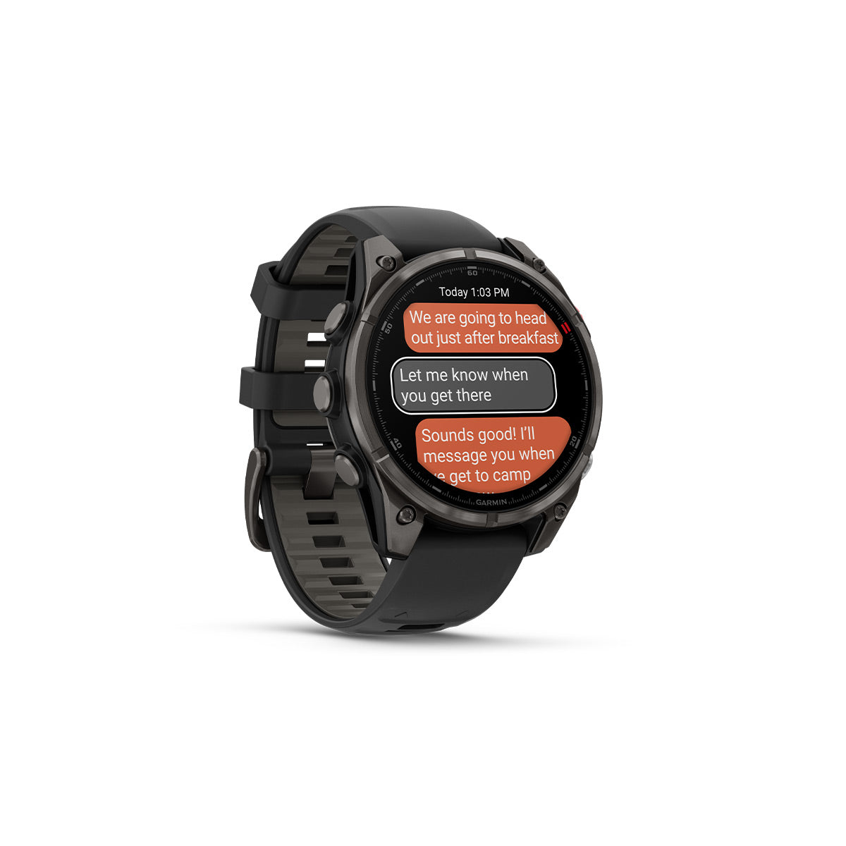 Garmin Dykkercomputer Fenix 8 Pro - 47 mm AMOLED Sapphire Carbon Grå