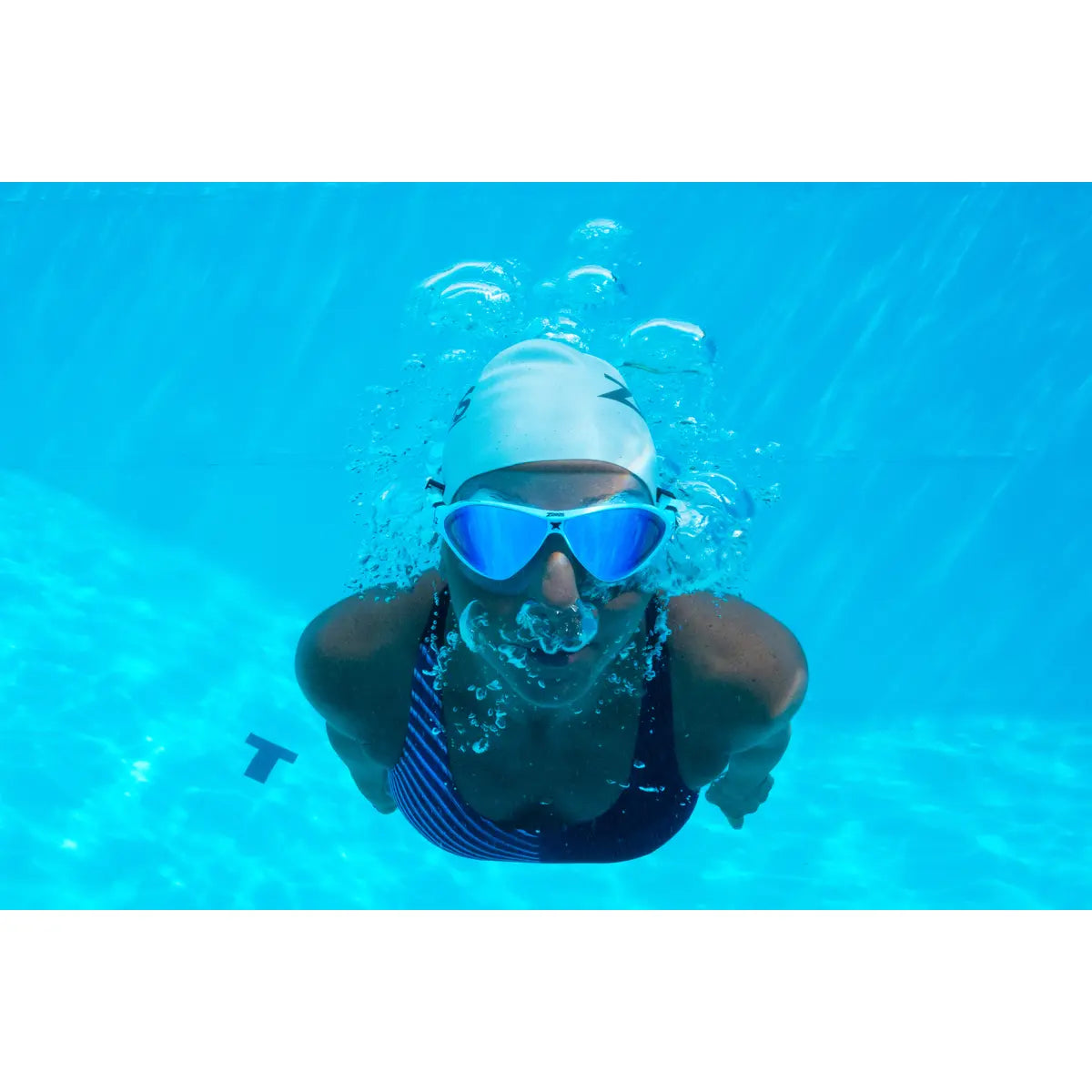 Zoggs Svømmebrille Horizon Flex Mask Titanium Lens