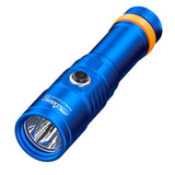OrcaTorch Dykkerlygte D710 LED 3000 Lumen Blå