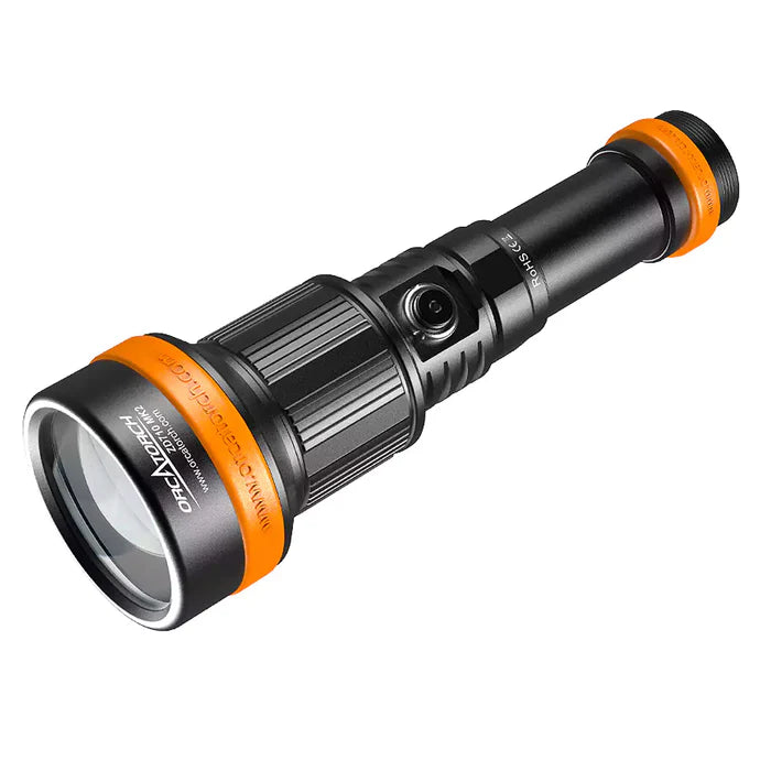OrcaTorch Dykkerlygte ZD710 MK2 LED 1500 Lumen med en justerbar strålevinkel