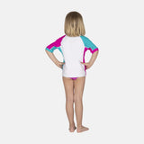 Mares Rash Guard Shield til børn hvid/blå/lyserød