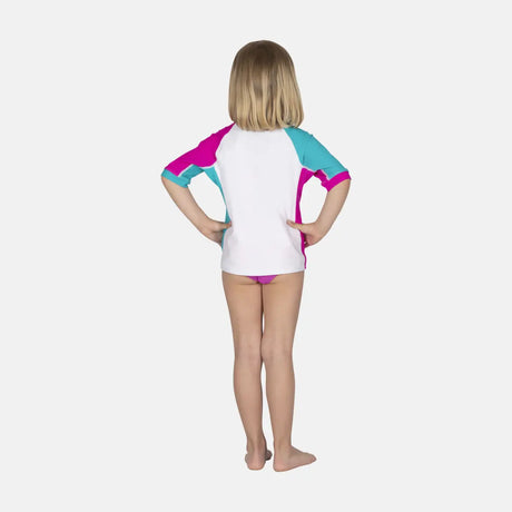 Mares Rash Guard Shield til børn hvid/blå/lyserød