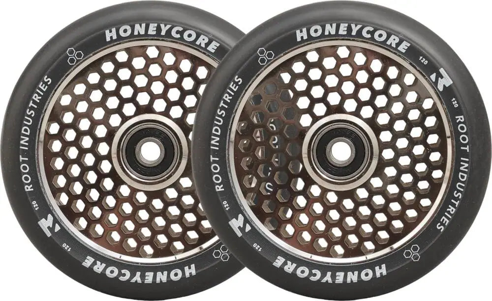 Root Honeycore Hjul Til Løbehjul, Sort, 2-Pak (120mm)