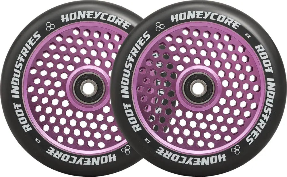 Root Honeycore Hjul Til Løbehjul, Sort, 2-Pak (120mm)