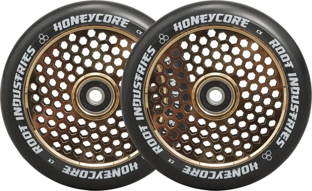 Root Honeycore Hjul Til Løbehjul, Sort, 2-Pak (120mm)