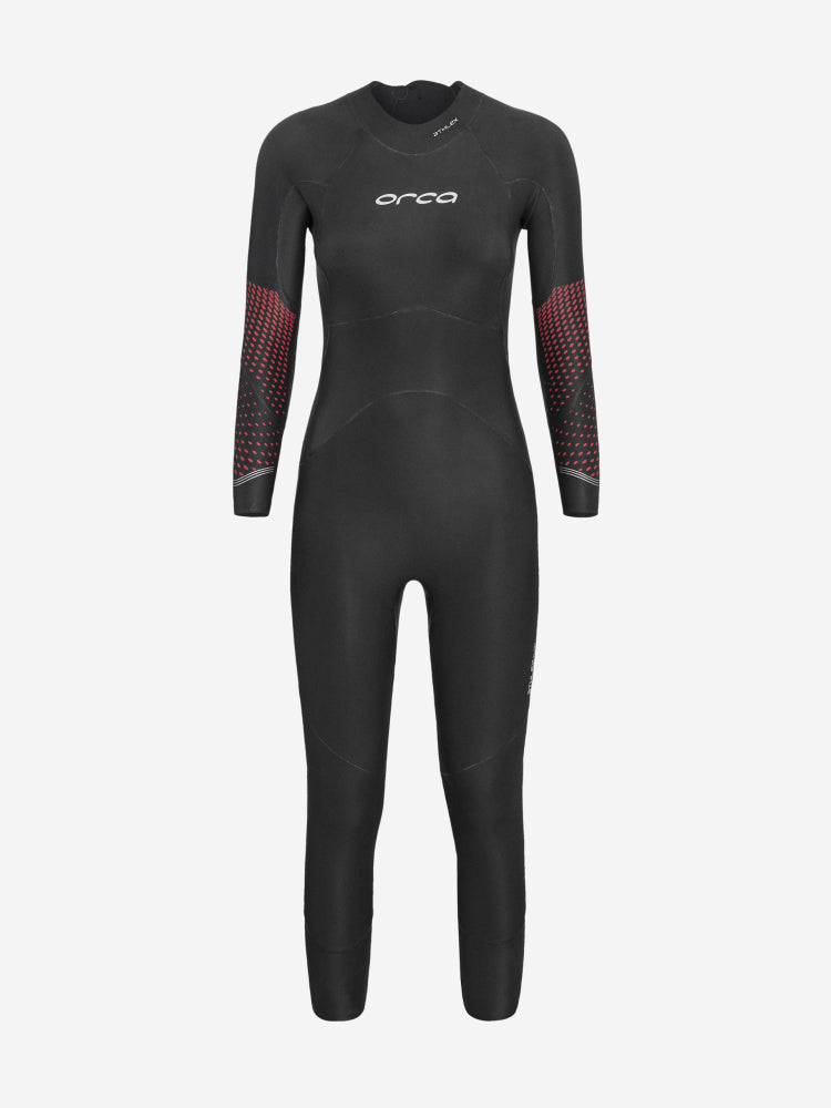 Orca Våddragt Athlex Float V2 til Kvinder sort/rød (nye model 2026)