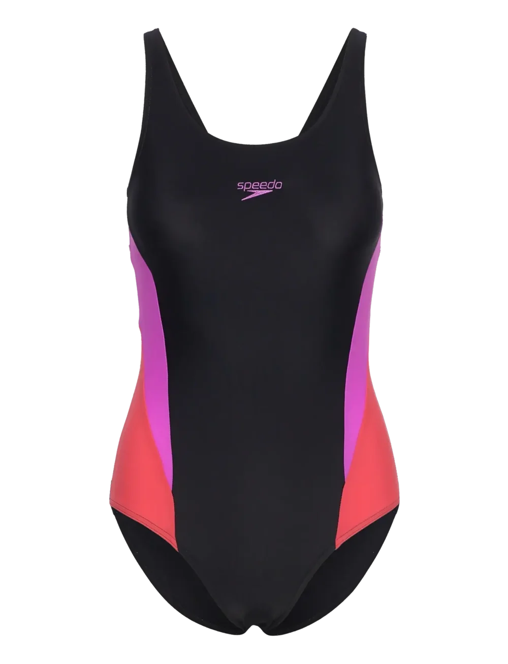 Speedo badedragt  Colourblock 2.0 Sort/Lyserød