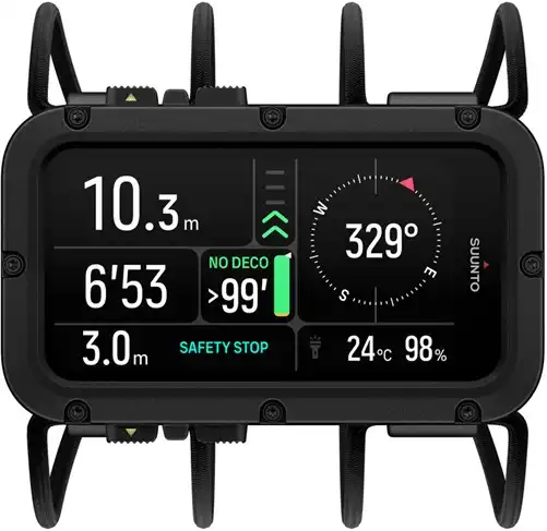 Suunto Dykkercomputer Nautic med Bungee Strap