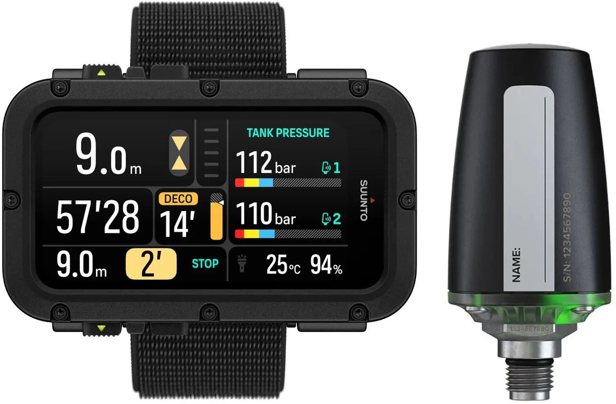 Suunto Dykkercomputer Nautic med Textile Strap inkl. Transmitter