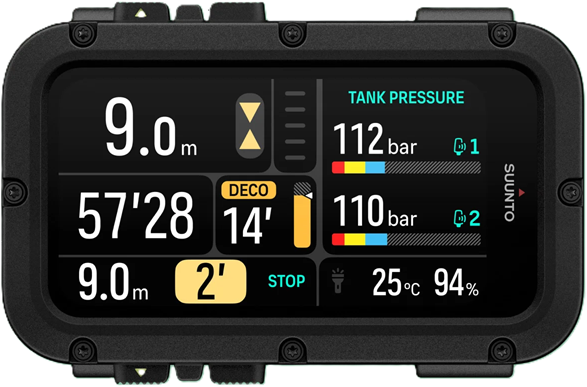 Suunto Dykkercomputer Nautic med Textile Strap