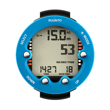 Suunto Zoop Novo Dykkercomputer Blue - altid Danmarks billigste Prisgaranti