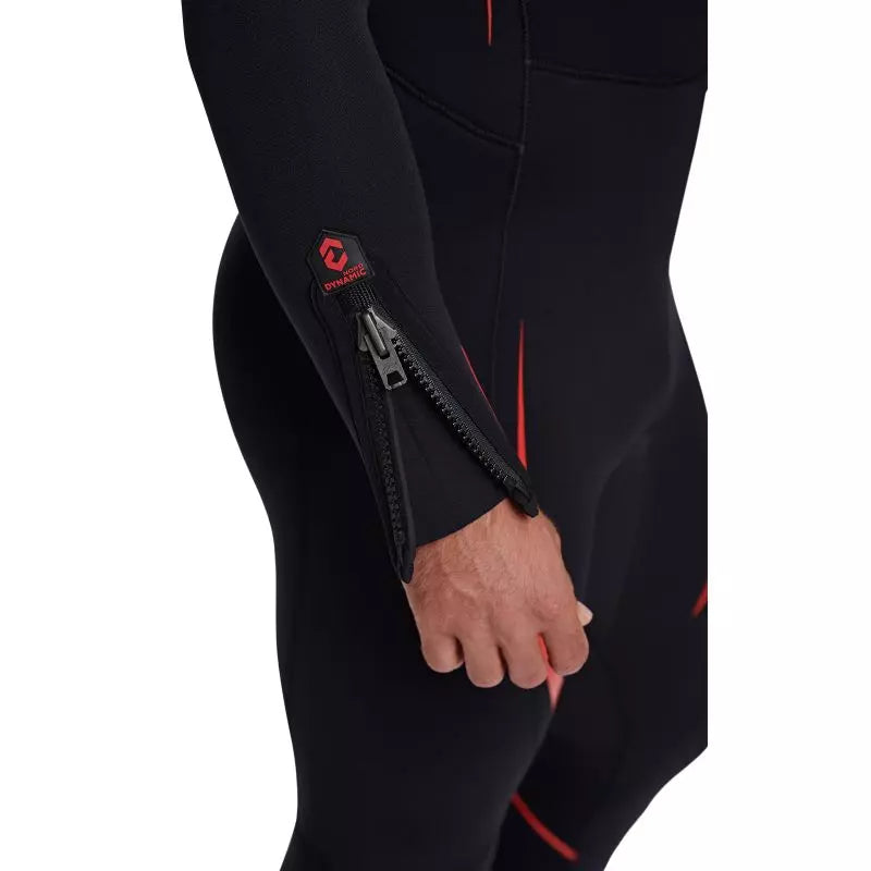DynamicNord VÅDDRAGT SL-51 Men Wetsuit 5mm Sort/Rød Advanced