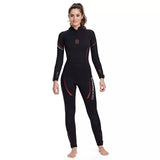 DynamicNord VÅDDRAGT SL-52   Women Wetsuit  5mm Sort/Rød