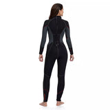 DynamicNord VÅDDRAGT SP-72  Superior Women Wetsuit  7mm Sort/Rød