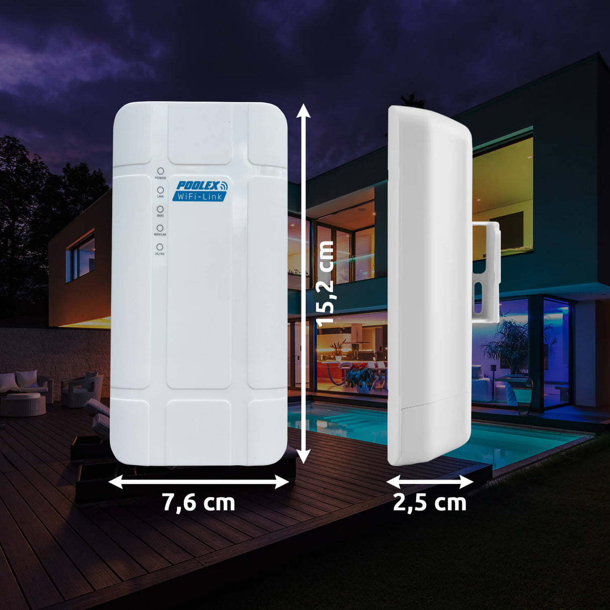 Poolex Wifi Link Outdoor WiFi Antenna & 4G Router
