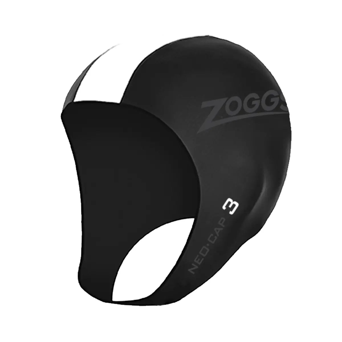 Zoggs Neopren Svømmehætte Neo Cap 3 Sort/Hvid